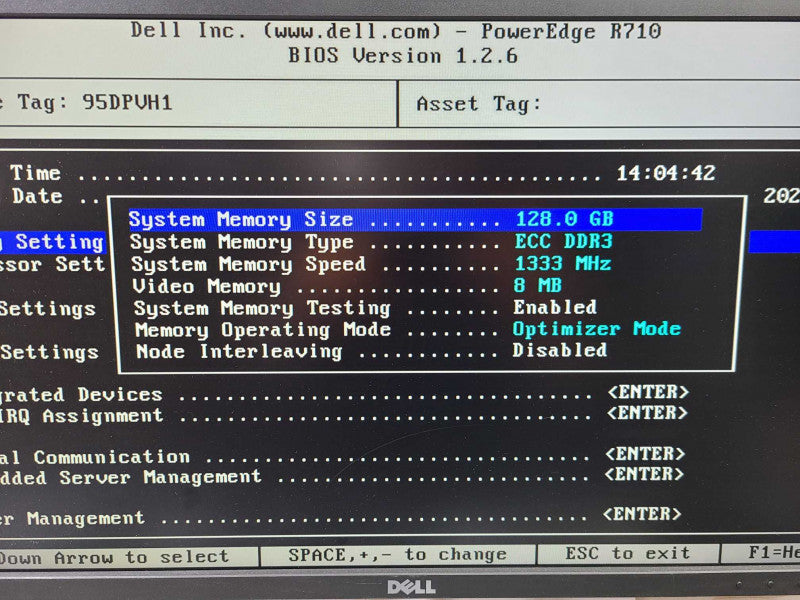 Dell PowerEdge R710 2x Xeon X5550 @ 2.67Ghz 128GB 4x 1TB 2x 150GB PERC 6 2x PSU [