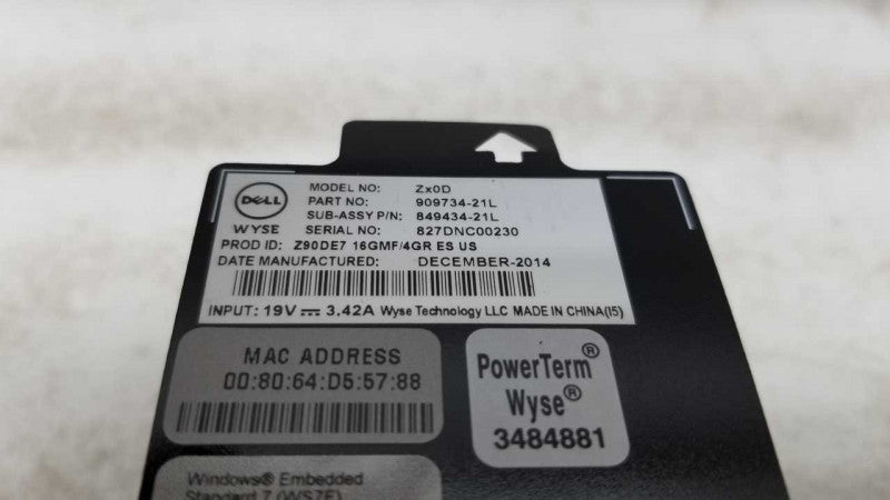 Dell wyse Zx0D 7020 Thin Client / AMD G-T56N / 4gb ram  #