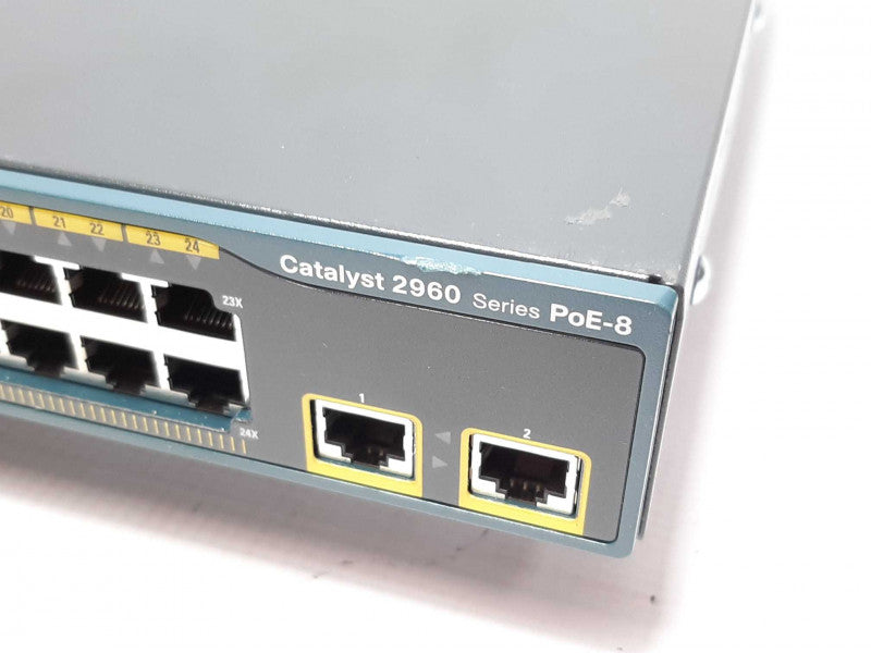 Cisco Catalyst 2960 Series PoE-8 24-Port Eth. Switch WS-C2960-24LT-L +