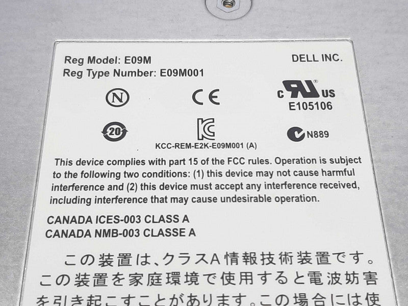 Dell EqualLogic E09M E09M001 Type-12 Control Module HRT01 A02 0VYN8H +