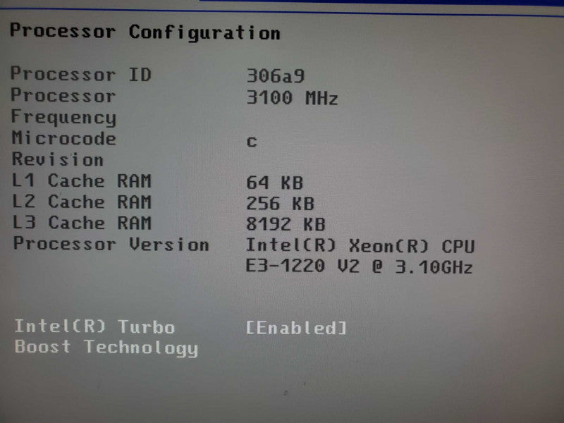 Custom Workstation, S1200BTS Motherboard, E3-1220 v2 3.1GHz 8GB DDR3 |
