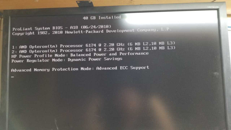 HP proliant DL385 G7 2x AMD Opteron 6174 @ 2.20ghz / 64gb ram / P410i #