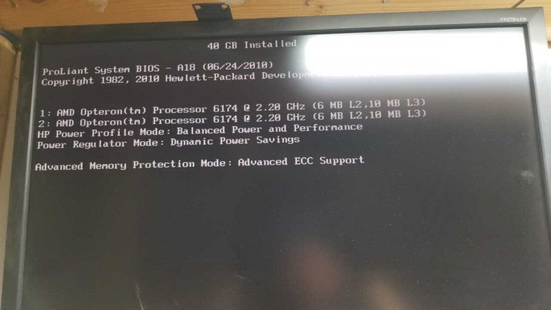 HP proliant DL385 G7 2x AMD Opteron 6174 @ 2.20ghz / 64gb ram / P410i #