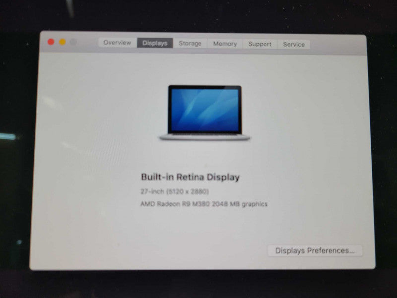 Apple 27\\" 5K iMac A1419 Intel Core i5-6500 @ 3.2Ghz 8GB 250GB SSD  [