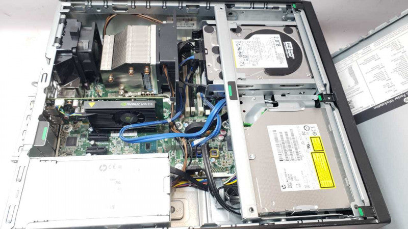 HP Z240 SFF WS, Xeon E3-1240v5 3.5GHz, 2TB HDD, No RAM, nvidia NVS310 GPU _