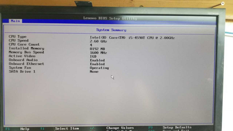 Lenovo thinkcenter M73 i5-4590T @ 2.00ghz / 8gb ram / see notes #