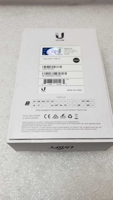 Ubiquiti UniFi In-Wall Wi-Fi Access Point White UAP-IW-HD _