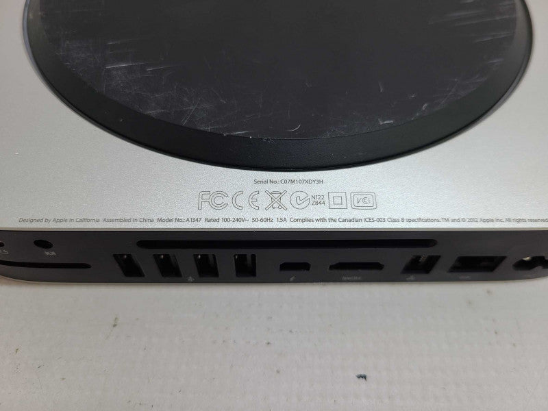Apple Late 2012 Mac Mini A1347 Intel Core i7-3615 @ 2.3Ghz 8GB No HDD  [
