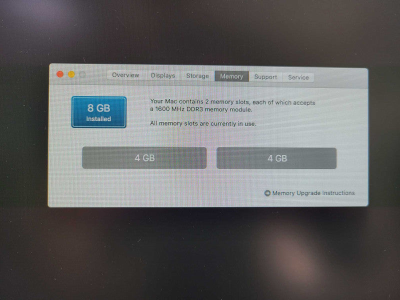 Apple Late 2012 Mac Mini A1347 Intel Core i7-3615 @ 2.3Ghz 8GB No HDD  [