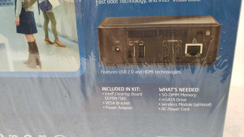 New Intel NUC DCCP847DYE G80888-106 Celeron Mini PC -NO HDD/RAM _