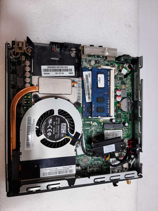 Lenovo ThinkCentre M73 Mini, Core I3-4150T 3.0GHz DC/8GB, No HDDs/AC Adapter/Antenna ~