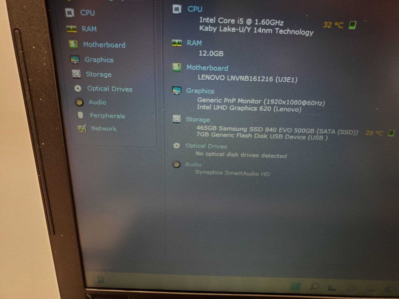 Lenovo v330-14ikb 14\\" Laptop, i5-8250u, 12GB Ram, 500GB SSD (Read) -