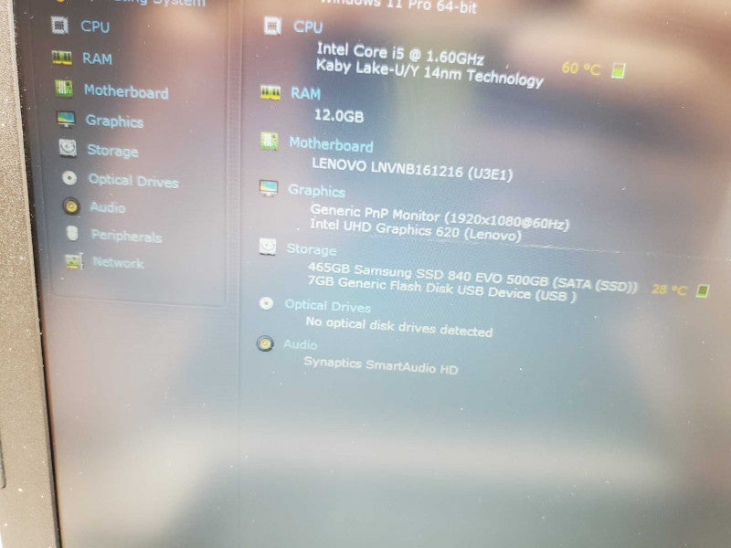 Lenovo v330-14ikb 14\\" Laptop, i5-8250u, 12GB Ram, 500GB SSD (Read) -