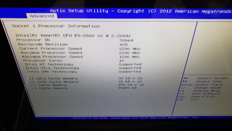 Cisco UCS B200 M3 Blade Server, 2x Xeon E5-2660v2 2.2GHz, 384GB RAM, No HDDs, MegaRAID SAS 2004 _