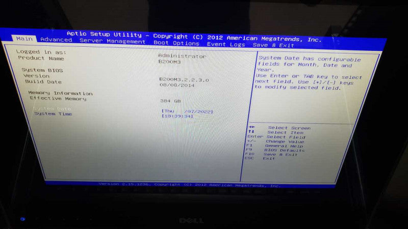 Cisco UCS B200 M3 Blade Server, 2x Xeon E5-2660v2 2.2GHz, 384GB RAM, No HDDs, MegaRAID SAS 2004 _