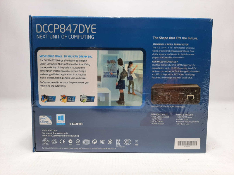 [New ] Intel NUC DCCP847DYE G80888-106 Celeron Mini PC -NO HDD/RAM\\\\ +