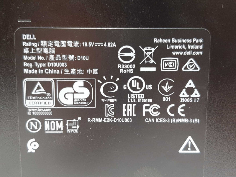 Dell Optiplex 7060 D10U i5-8600T @ 2.3GHz 8GB RAM NO HDD +