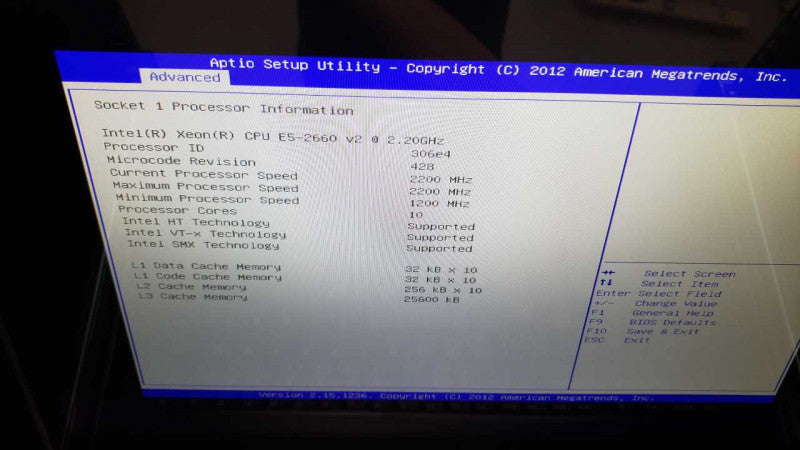 Cisco UCS B200 M3 Blade Server, 2x Xeon E5-2660v2 2.2GHz, 336GB RAM, No HDDs, MegaRAID SAS 2004 _