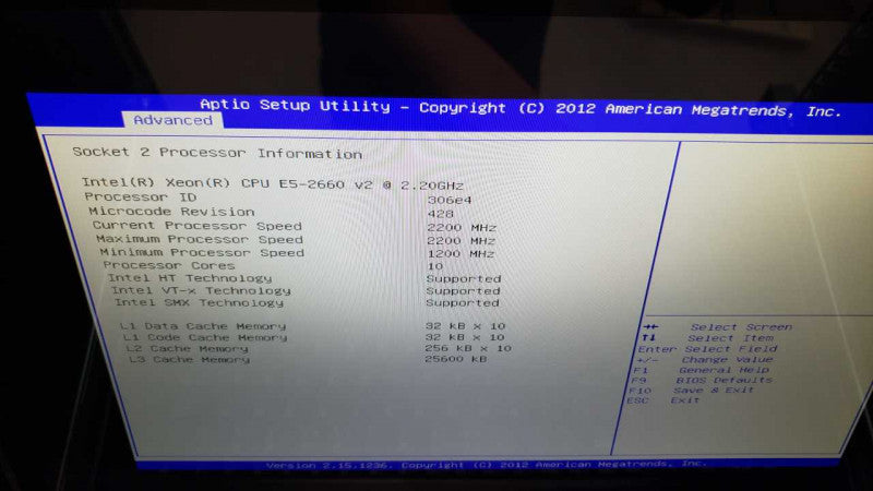 Cisco UCS B200 M3 Blade Server, 2x Xeon E5-2660v2 2.2GHz, 336GB RAM, No HDDs, MegaRAID SAS 2004 _
