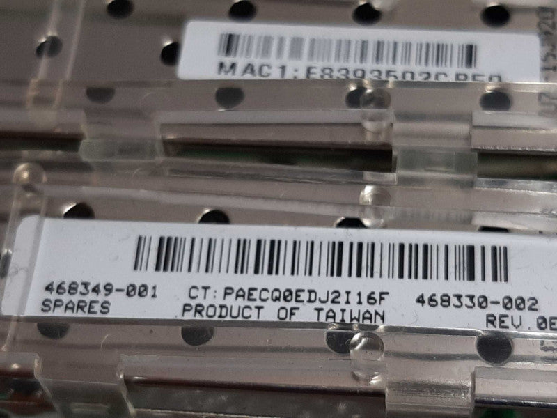 HPE NC522SFP Dual Port 8lane PCI-E 10GbE Server Adapter 468332-B21 468349-001 ~
