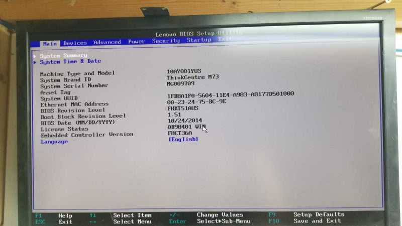 HP Thinkcenter M73 i5-4570T 2.9GHz 4GB DDR3 No HDD #