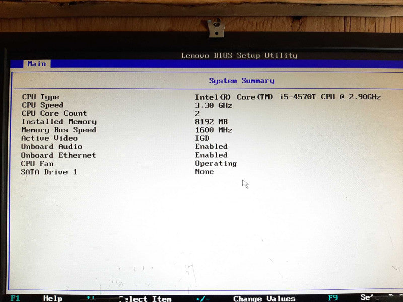 Lenovo ThinkCentre M93p i5-4570T @ 3.30GHz 2GB RAM - NO HDD/Caddie +