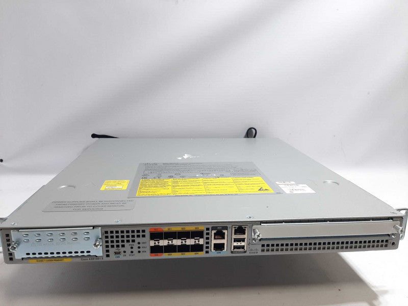 CISCO ASR1001X-K9 6-PORT x 1 Gigabit SFP ROUTER, ASR1001-X DUAL-PWR-AC, FACTORY RESET ~
