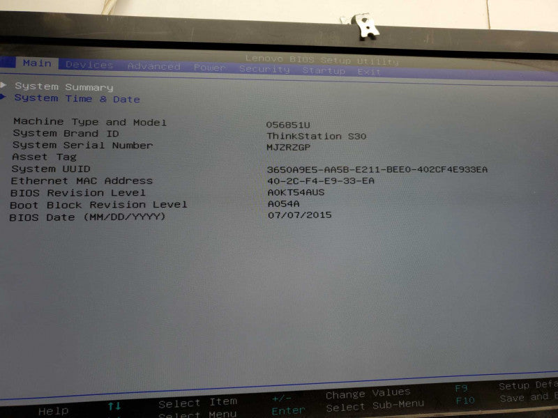 Lenovo ThinkStation S30, Xeon E5-1620 0 @ 3.6GHz 8GB RAM, 500GB HDD, Quadro 2000D, 1xPSU )