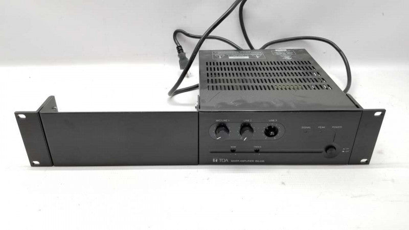 toa mixer amplifier bg-235 3 input mixer amplifier #