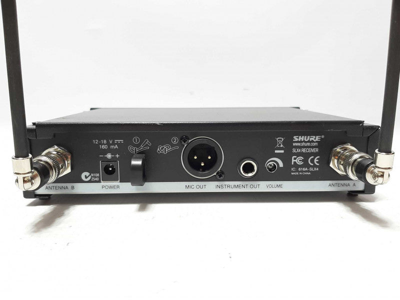 SHURE SLX4 Wireless Receiver J3 572-596MHz +