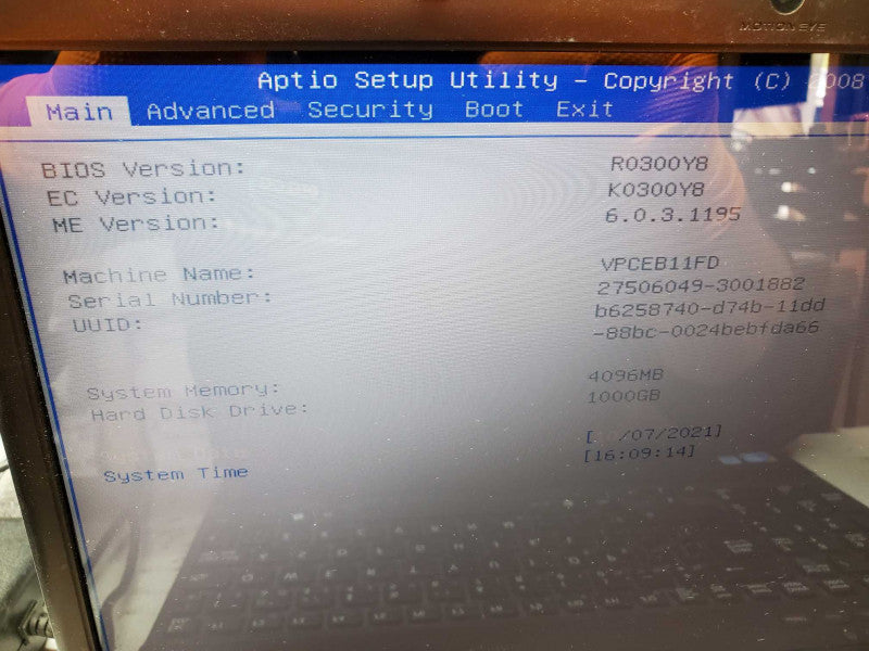 Sony VAIO PCG-71312L Core i3-330M 4GB 1TB HDD (