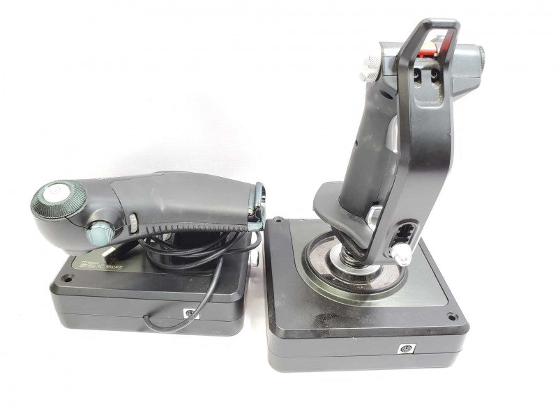 Saitek x52 Pro Flight Control System Joystick/Throttle Set _ untested )
