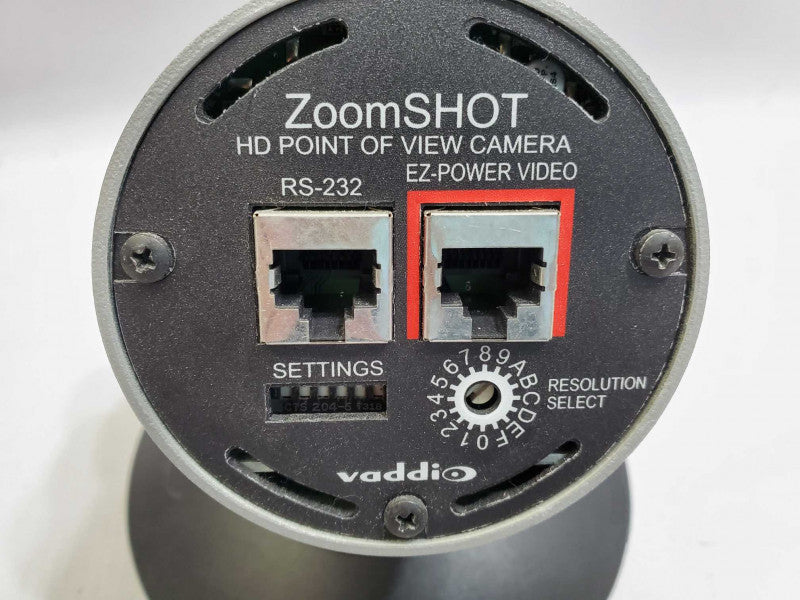 Vaddio ZoomSHOT HD-998-6919-000, Security Camera _ Untested )