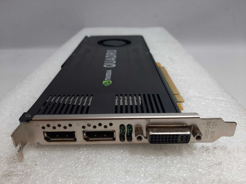 PNY NVIDIA Quadro K4000 Video Card 3GB GDDR5 2 DP DVI GPU, Tested $ Working ~