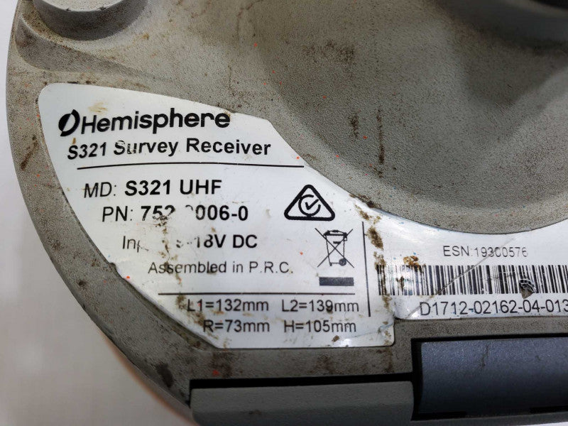 Hemisphere S321, GNSS Survey Smart Antenna, w/ Power cable )