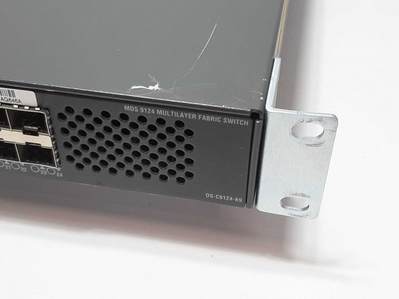 Cisco MDS 9124 24-Port Multilayer Fabric Switch DS-C9124-K9 v02 +