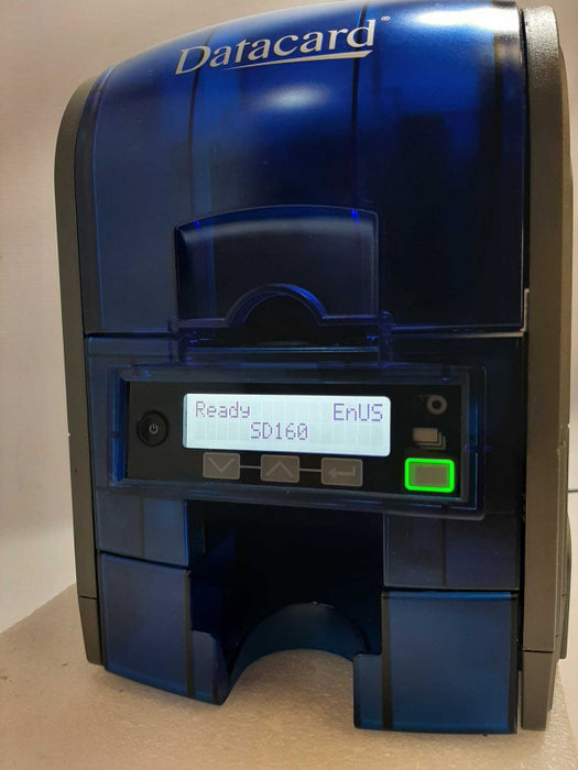 ID Card Printer, Datacard SD160, Single-sided, 300 dpi. AS-IS ~