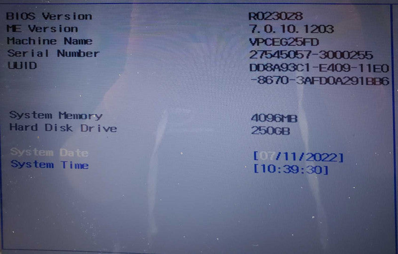 Sony VAIO PCG-61A13L Core i5-2430M 4GB 250GB HDD (