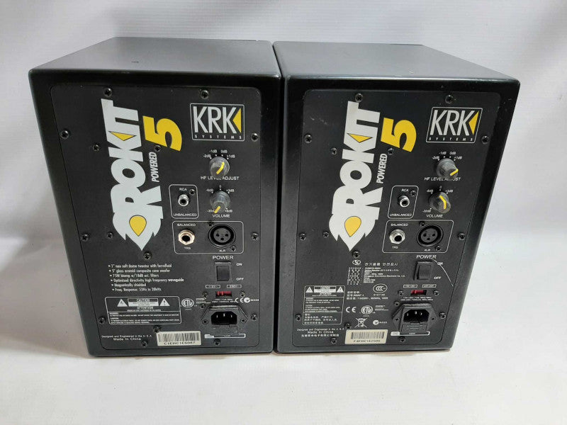 KRK Systems Rokit 5 RPG2 Studio Monitor Powered Speaker Pair ~