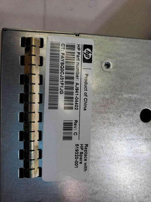 HP StorageWorks D2700, AJ941A, AJ941-63002, 25x 2.5 HDDs bays, 2x PSU, w/ 2x Controllers AJ941-04402 )