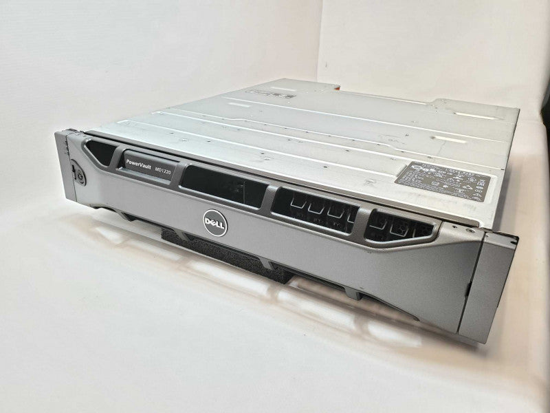 Dell PowerVault MD1220 E04J001 2.5\\" 24-Bay SFF SAS Storage Array w/ 2x E09M005 :