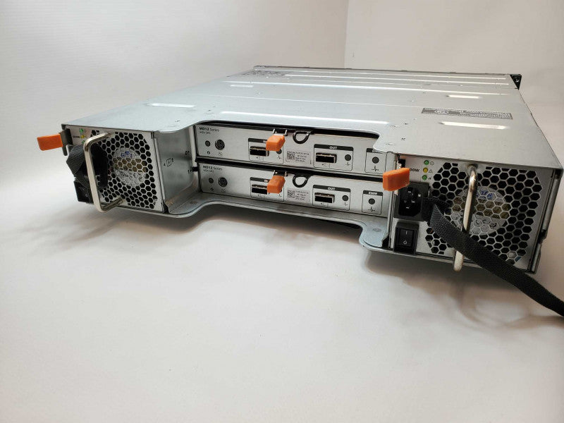 Dell PowerVault MD1220 E04J001 2.5\\" 24-Bay SFF SAS Storage Array w/ 2x E09M005 :