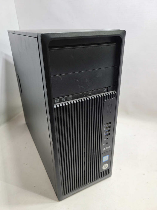 HP Z240 Tower Workstation Intel Xeon E3-1240 V5 @ 3.50Ghz 8GB No GPU No HDD  [