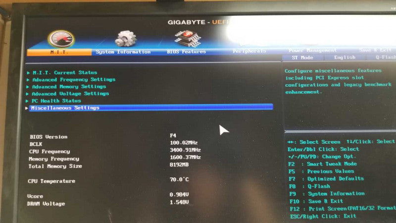 custom desktop core i5-4460 @ 3.20ghz / 8gb ram / Z97H-D3H Mobo #