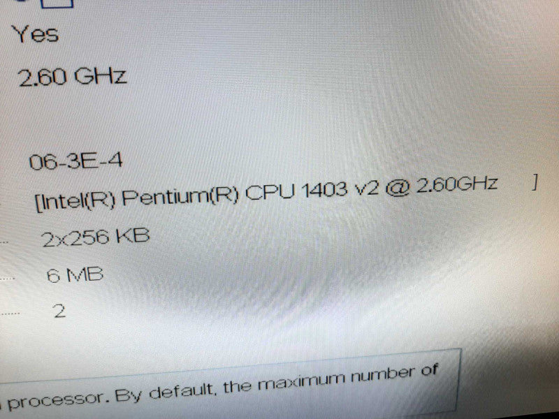 Poweredge T320 Pentium 1403v2 2.6GHZ DC/32GB, PERC H310, NO HDDs/Caddies. ~