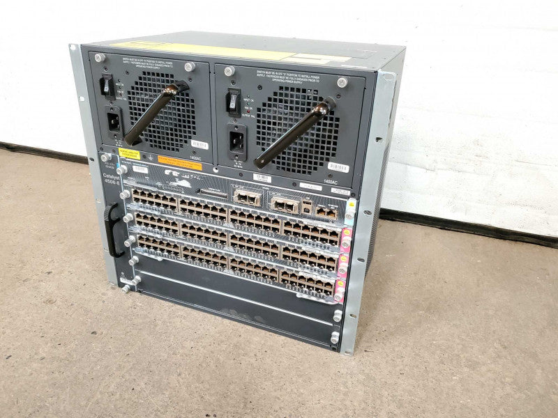 Cisco WS-C4506-E Catalyst Switch w/ 3x WS-X4648-RJ45+E, 2x PSU )