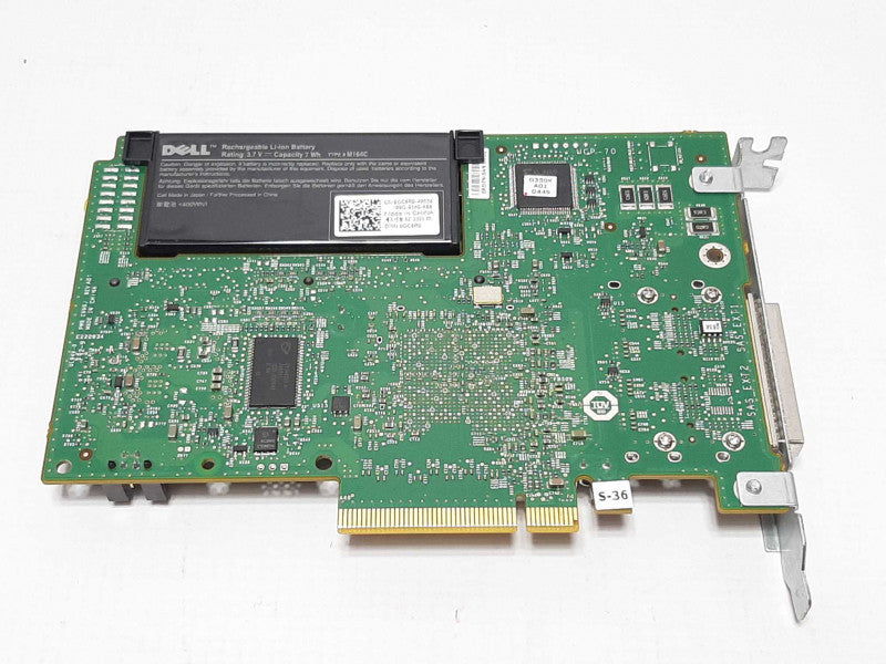 DELL PERC H800 512MB BBU SAS SATA 6GB/s RAID Controller 0090FG +