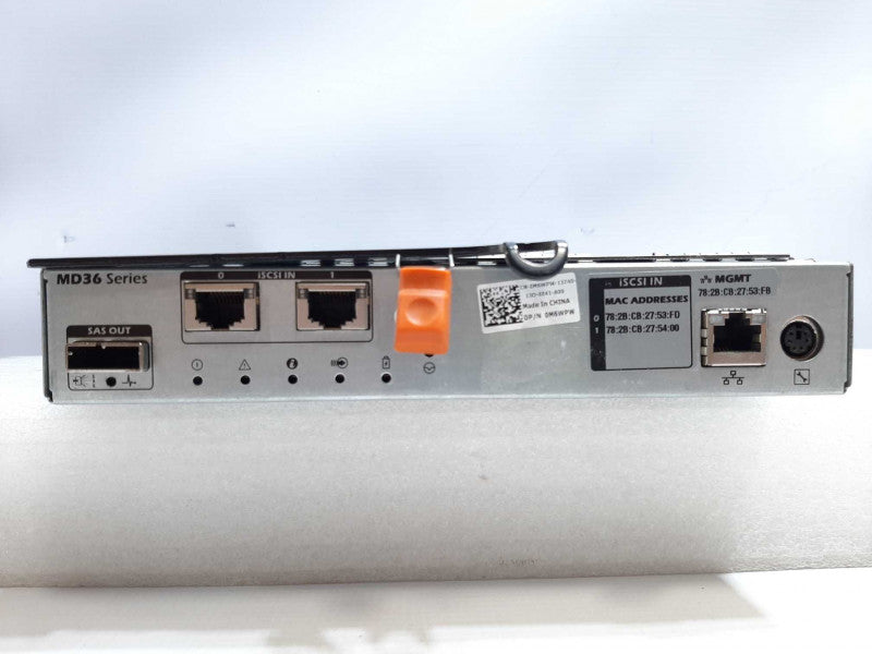 DELL PowerVault MD3600i ISCSI DUAL PORT RAID CONTROLLER E02M003 MD36 M6WPW ~