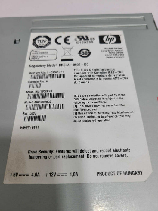 HP BRSLA-0903-DC LTO-5 Internal Tape Drive [
