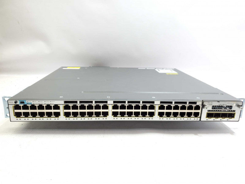Cisco Catalyst WS-C3750X-48PF-E, 48-Port Switch, w/C3KX-NM-1G Module, 1x PSU )